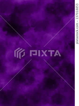 A spooky, hazy purple background image with watercolor paint smudges 137018853