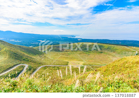 從秋田縣男鹿市幹峰山眺望 137018887
