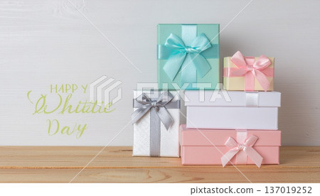 白色情人節禮物廣告橫幅材料 白色情人節禮物廣告橫幅材料 137019252