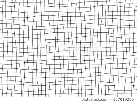 Hand-drawn pen drawing random check Hand-drawn pen drawing random check 137019299
