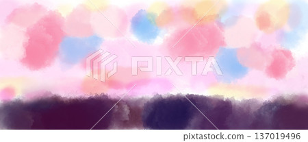 Pink and blue watercolor colorful texture background Pink and blue watercolor colorful texture background 137019496