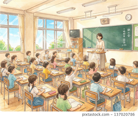 學校教室 0d 137020786