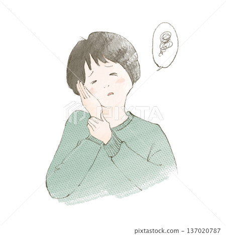 牙痛的女人 137020787