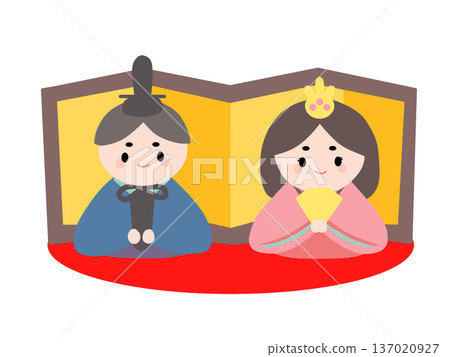 可愛的雛娃娃的插圖 137020927