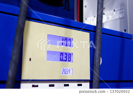 Gas Station Meter Display 137020932