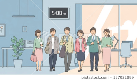 準時離開辦公室 137021899