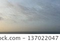 寧靜的海景，晨曦朦朧，地平線遼闊。 137022047