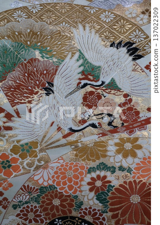Antique obi fabric Antique obi fabric 137022309