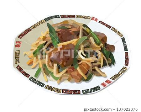 炒肝蔥（中式菜餚） 137022376