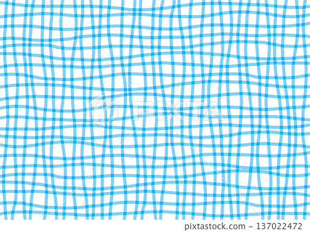 Hand-painted random check blue Hand-painted random check blue 137022472