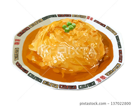 天津炒飯(含青豆)中國菜 天津炒飯(含青豆)中國菜 137022800