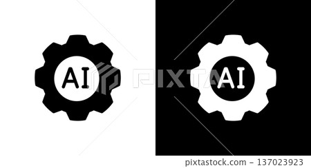 Settings/Gear icon (vector) symbolizing AI optimization and automatic settings Settings/Gear icon (vector) symbolizing AI optimization and automatic settings 137023923