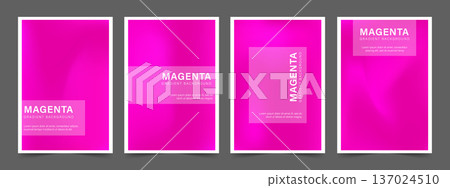 Bright fuchsia and pink futuristic background with soft blur for posters or digital art. Vector illustration Bright fuchsia and pink futuristic background with soft blur for posters or digital art. Vector illustration 137024510
