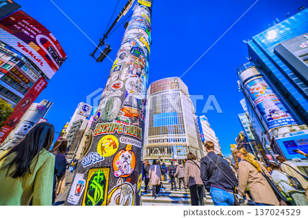 Tokyo Cityscape Revival Stickers in Japan... Shibuya continues to attract inbound tourists. Most of them are foreign tourists = February 21, 2026 Tokyo Cityscape Revival Stickers in Japan... Shibuya continues to attract inbound tourists. Most of them are foreign tourists = February 21, 2026 137024529