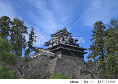 Shimane Prefecture, National Treasure Castle Tower, Izumo Province, Matsue Castle Shimane Prefecture, National Treasure Castle Tower, Izumo Province, Matsue Castle 137024596