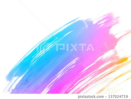 Colorful Abstract Watercolor Painting 137024719