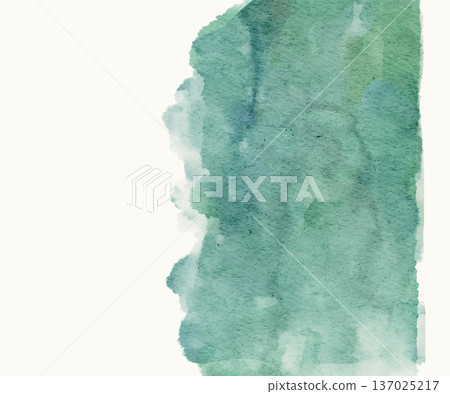 Green Watercolor Abstract Vector Banner Green Watercolor Abstract Vector Banner 137025217