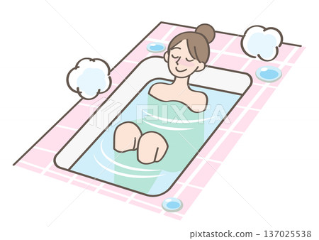 泡在浴缸裡的人 137025538