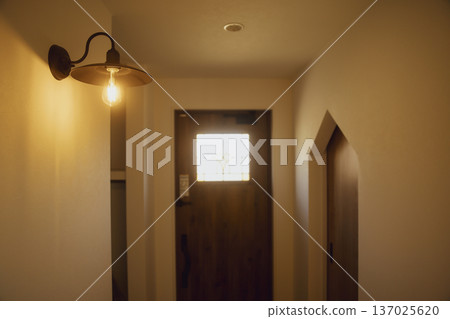 Newly built lighting and entrance image 137025620
