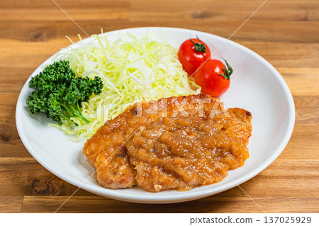 pork ginger pork ginger 137025929