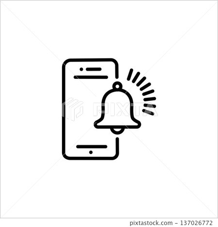 Notification Vector Solid Icons. Simple stock illustration stock 137026772