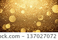 Sparkling gold wavy background material 137027072