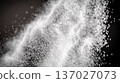 White powder is flying 137027073