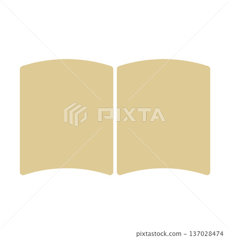 simple open book illustration 137028474