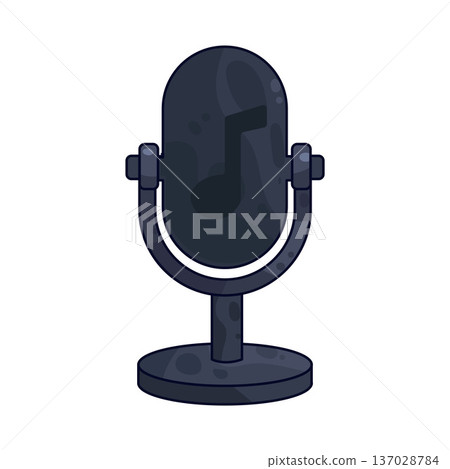 Illustration of Microphone 137028784