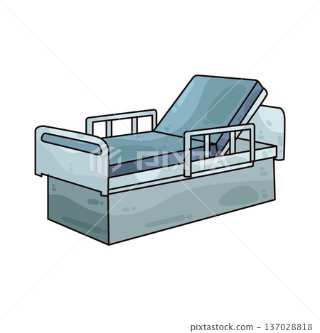 Illustration of Hospital Bed Illustration of Hospital Bed 137028818