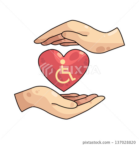 Illustration of Disability Support Illustration of Disability Support 137028820