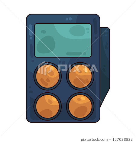 Illustration of Braille Keyboard Illustration of Braille Keyboard 137028822