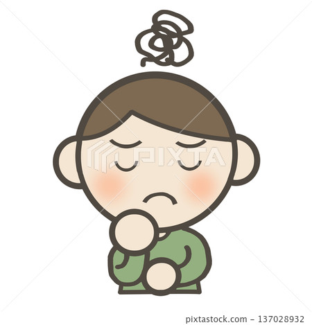 Troubled boy 137028932