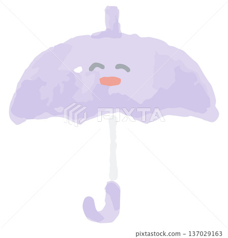 六月幼兒園水彩插畫系列 | 微笑雨傘 六月幼兒園水彩插畫系列 | 微笑雨傘 137029163