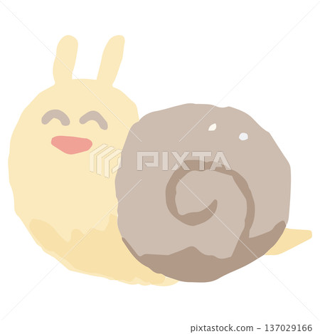 June watercolor illustration series for kindergartens and nurseries | Snail June watercolor illustration series for kindergartens and nurseries | Snail 137029166