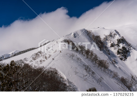 Winter climbing on Mount Tanigawa Winter climbing on Mount Tanigawa 137029235