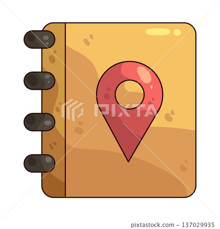 Illustration of Address Book 137029935