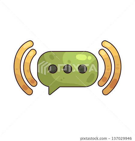 Illustration of Typing indicator Illustration of Typing indicator 137029946
