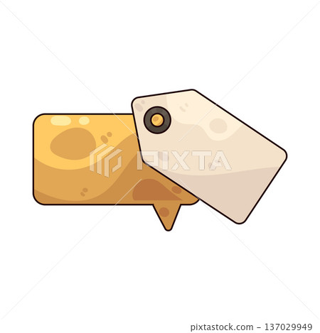 Illustration of Chat with Tag 137029949