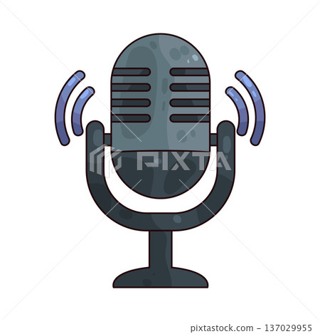 Illustration of Microphone 137029955
