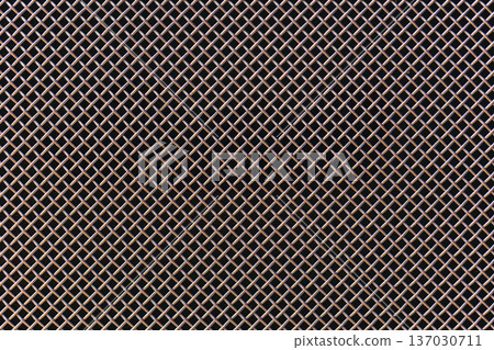Abstract black metallic mesh texture for background. Abstract black metallic mesh texture for background. 137030711