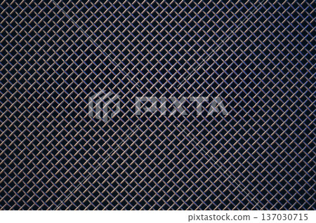 Abstract black metallic mesh texture for background. Abstract black metallic mesh texture for background. 137030715