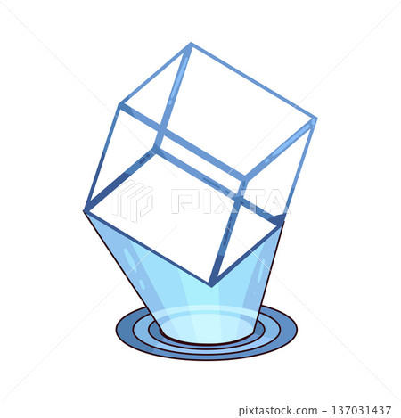 Illustration of 3D Model Illustration of 3D Model 137031437