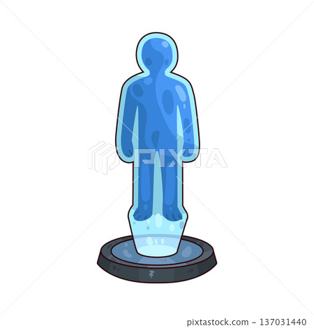 Illustration of Hologram Illustration of Hologram 137031440