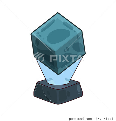 Illustration of Hologram Display Illustration of Hologram Display 137031441