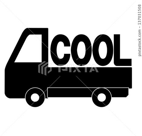 Illustration of a refrigerated delivery truck 137031508