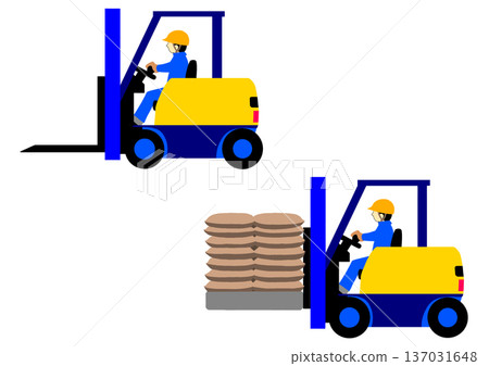 Forklift set 137031648
