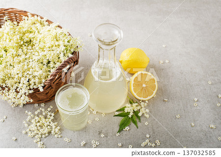 Elderflower beverage Elderflower beverage 137032585