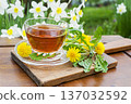 Dandelion tea 137032592