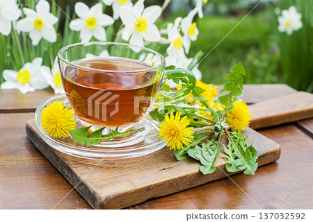 Dandelion tea Dandelion tea 137032592